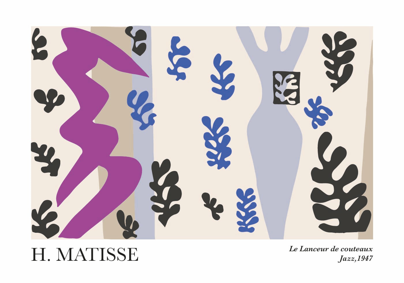 H. Matisse The Knife Thrower Plakat - Posterbox.dk