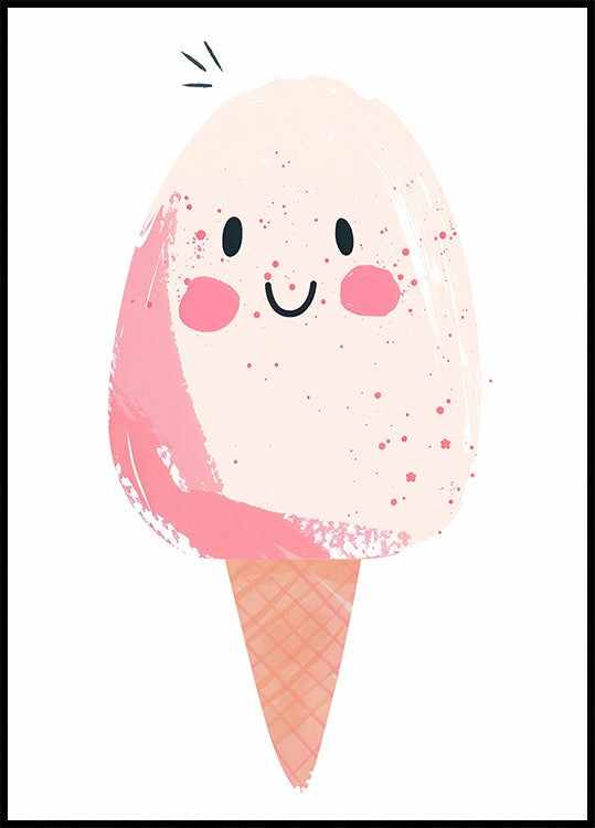 Happy Ice Cream Plakat - Posterbox.dk