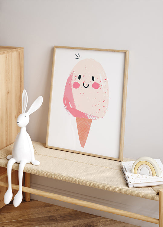 Happy Ice Cream Plakat - Posterbox.dk