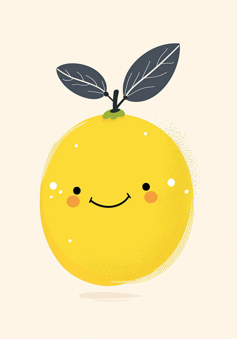 Happy Lemon Plakat - Posterbox.dk