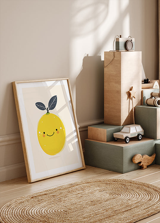 Happy Lemon Plakat - Posterbox.dk
