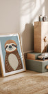 Happy Sloth Plakat - Posterbox.dk