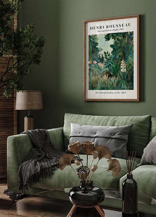 Henri Rousseau - The Equatorial Jungle Plakat - Posterbox.dk