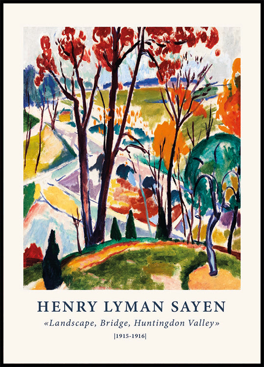 Henry Lyman Sayen, Huntingdon Valley Plakat - Posterbox.dk
