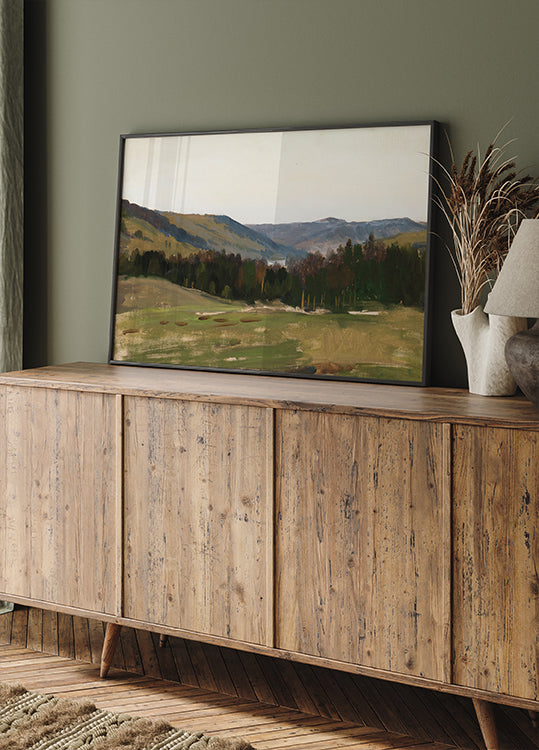 Highland Landscape by Leon Wyczółkowski Plakat - Posterbox.dk