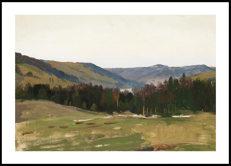Highland Landscape by Leon Wyczółkowski Plakat - Posterbox.dk
