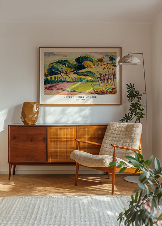 Hills Expressionist Alfred Henry Maurer 1908 Landscape Plakat - Posterbox.dk