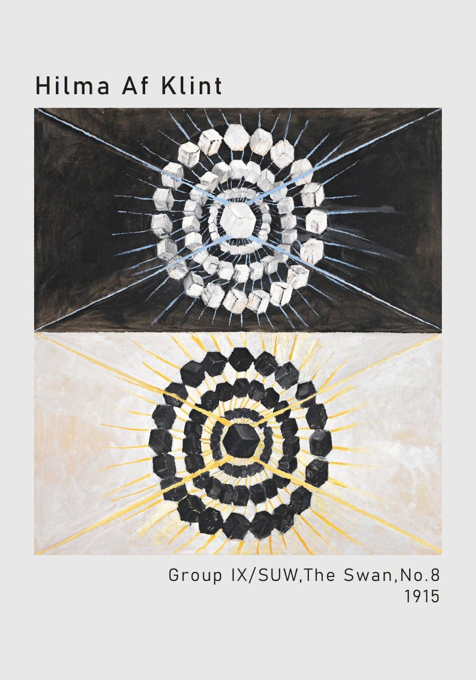 Hilma Af Klint - Group IXSUW, The Swan, No. 8 Plakat - Posterbox.dk