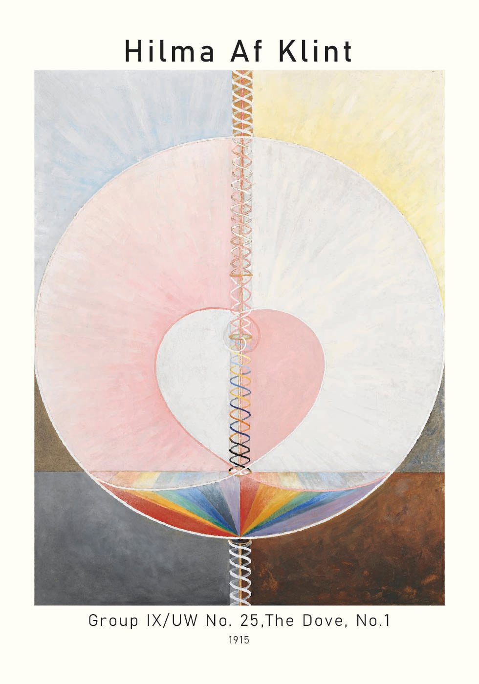Hilma Af Klint - The Dove No. 1 Plakat - Posterbox.dk