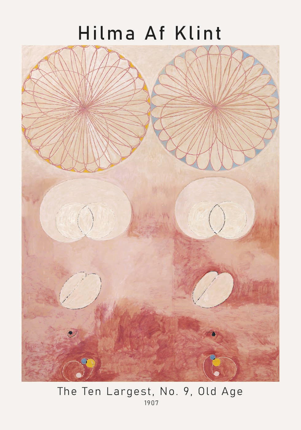 Hilma Af Klint - The Ten Largest, No. 9, Old Age Plakat - Posterbox.dk