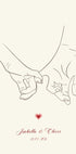 Holding Hands Personalized Plakat - Posterbox.dk