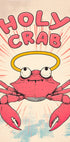 Holy Crab, Halo Crab Cartoon Plakat - Posterbox.dk