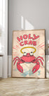 Holy Crab, Halo Crab Cartoon Plakat - Posterbox.dk