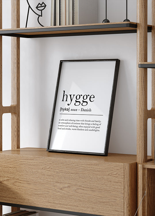 Hygge - A Danish Concept of Comfort Plakat - Posterbox.dk