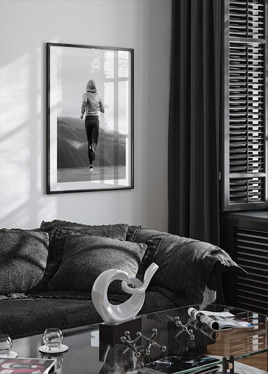 Keep Running Plakat - Posterbox.dk