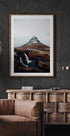 Kirkjufell Mountain and Waterfalls Plakat - Posterbox.dk