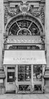 Ladurée Paris Pastry Shop Black & White Plakat - Posterbox