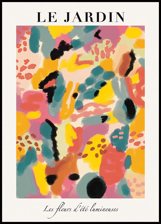 Le Jardin, luminous summer garden Plakat - Posterbox.dk