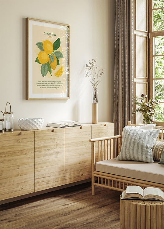 Lemon Tree Citrus Plakat - Posterbox.dk