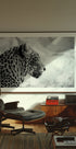 Leopard in Profile, Black & White Plakat - Posterbox
