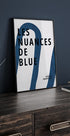 Les Nuances De Blue, Graphic Indigo Ribbon Abstract Plakat - Posterbox.dk