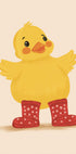 Little Duck in Red Boots Plakat - Posterbox.dk