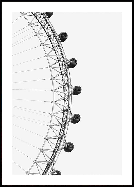 London Eye Minimalist Plakat - Posterbox.dk
