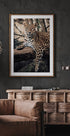 Majestic Leopard Resting on a Tree Plakat - Posterbox.dk
