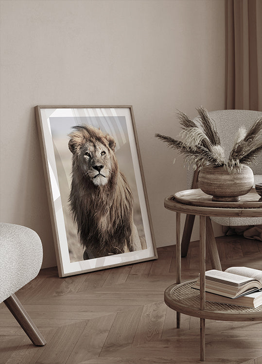 Majestic Lion Plakat - Posterbox.dk