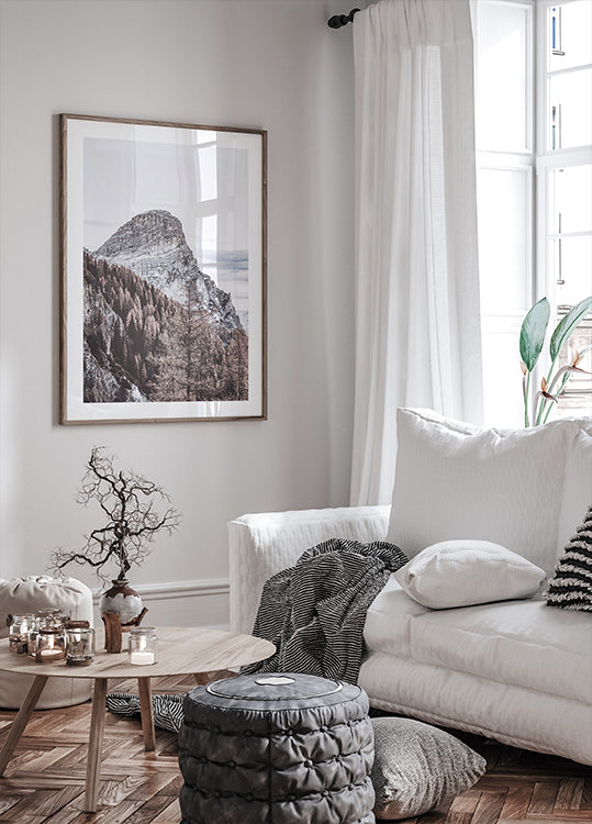 Majestic Mountain Autumn Landscape Plakat - Posterbox.dk