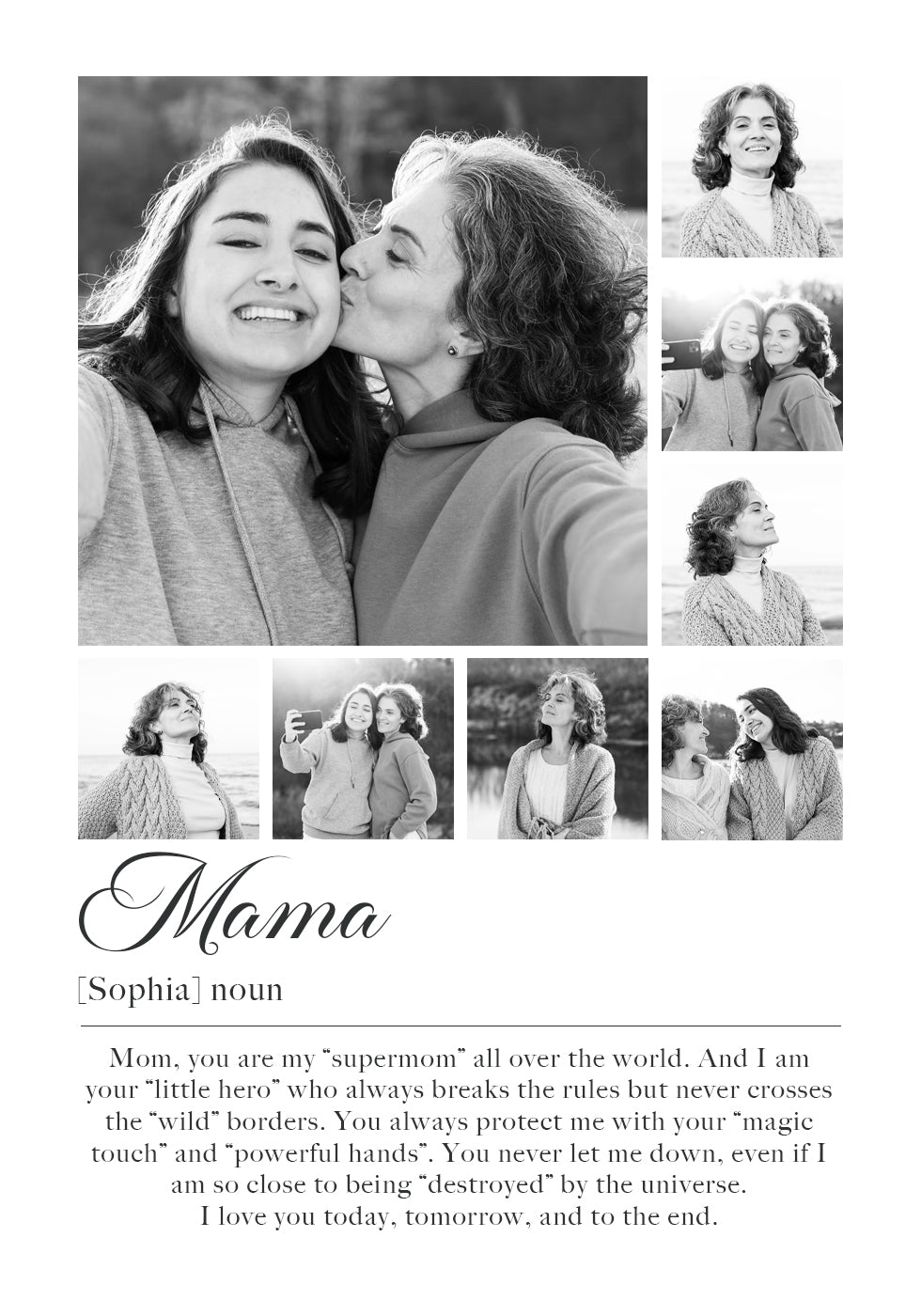 Mama Definition Print Plakat - Posterbox.dk