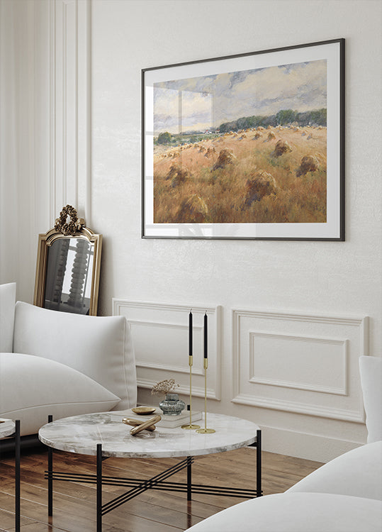 Maryland Wheat Fields Landscape Plakat - Posterbox.dk