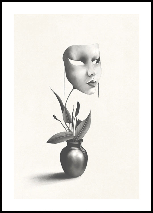 Mask in a Plant Plakat - Posterbox.dk