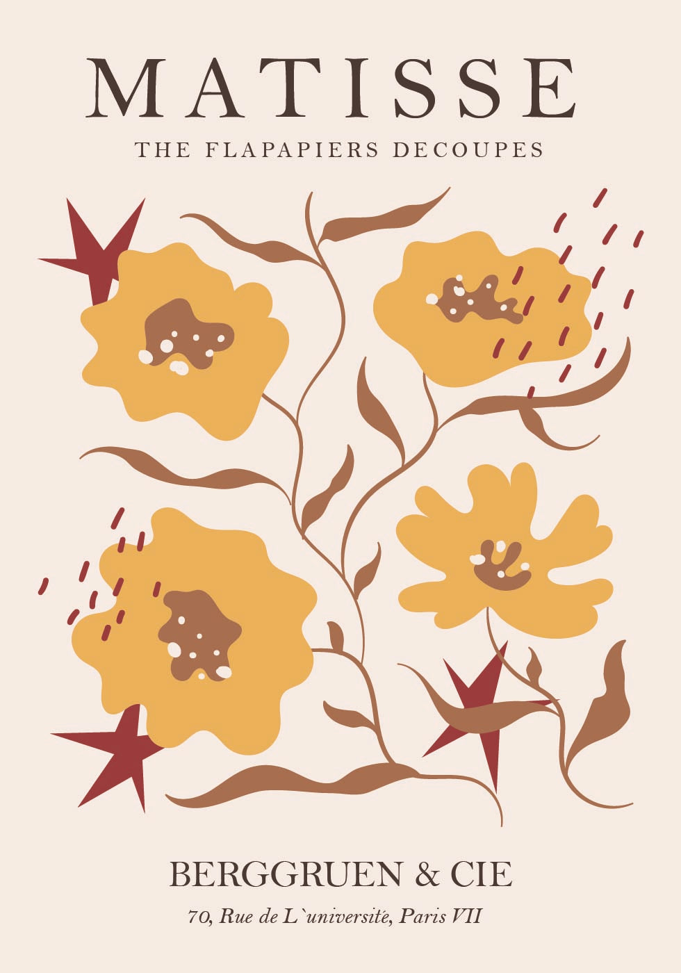 Matisse The Flapapiers Decoupes Plakat - Posterbox.dk