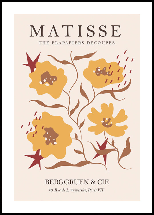Matisse The Flapapiers Decoupes Plakat - Posterbox.dk