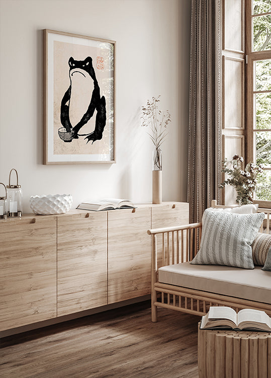 Matsumoto Hoji Frogs  Plakat - Posterbox.dk