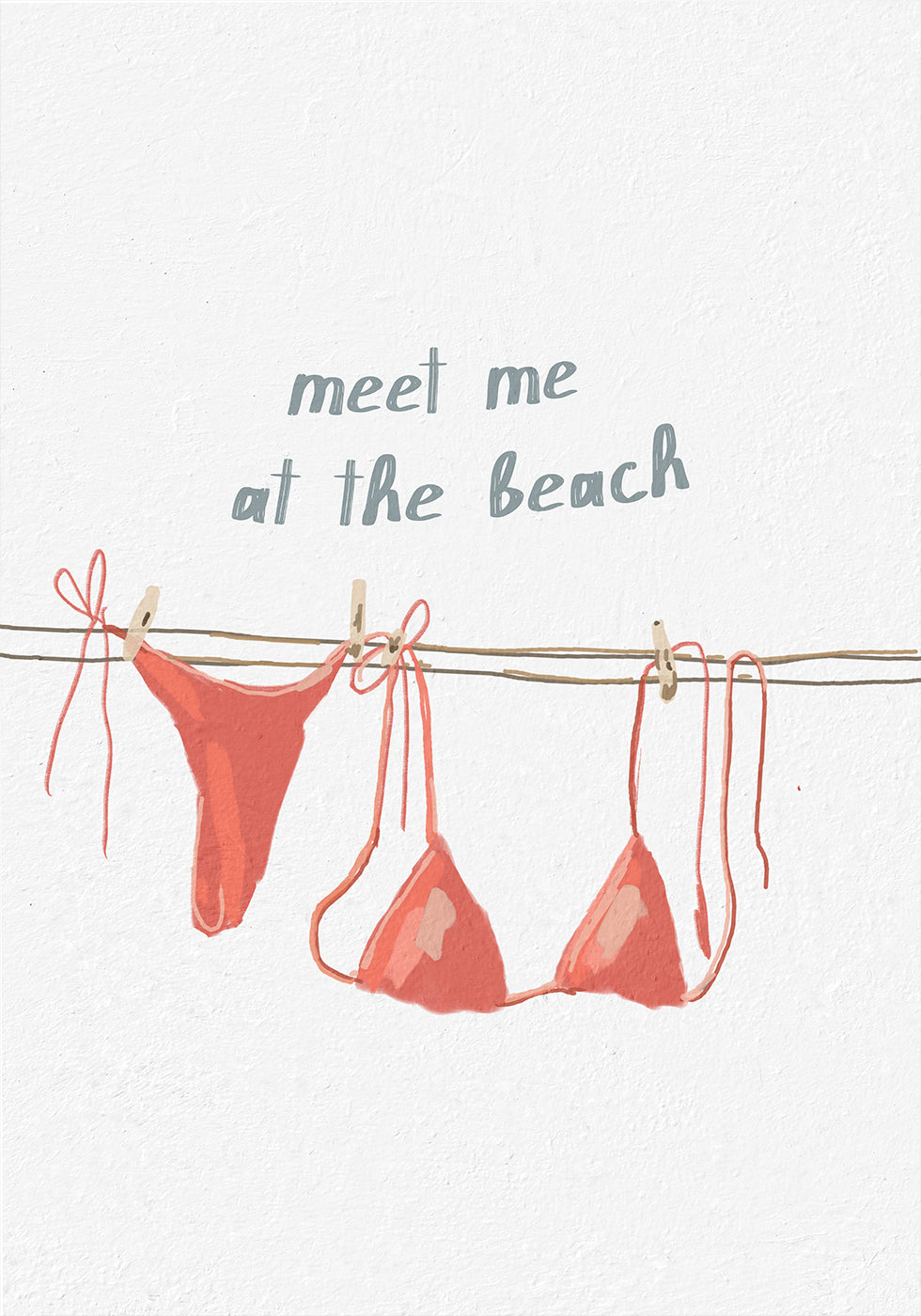 Meet Me at the Beach Plakat - Posterbox.dk
