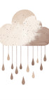 Minimalist Rainy Cloud Plakat - Posterbox.dk