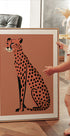 Modern Cheetah Plakat - Posterbox.dk