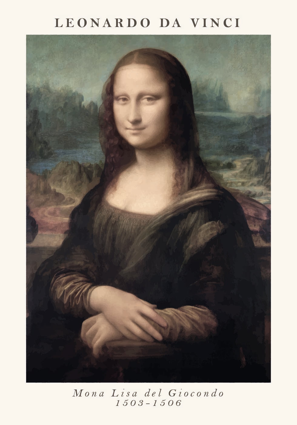 Mona Lisa, Leonardo Da Vinci Plakat - Posterbox.dk