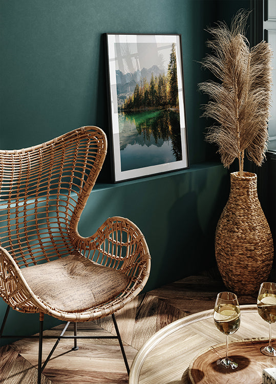 Morning Reflection by the Lake Plakat - Posterbox.dk