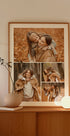 Mother and Daughter Personalized Photo Collage Plakat - Posterbox.dk