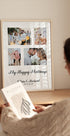 My Happy Marriage, Personalized Wedding Photo Collage Plakat - Posterbox.dk