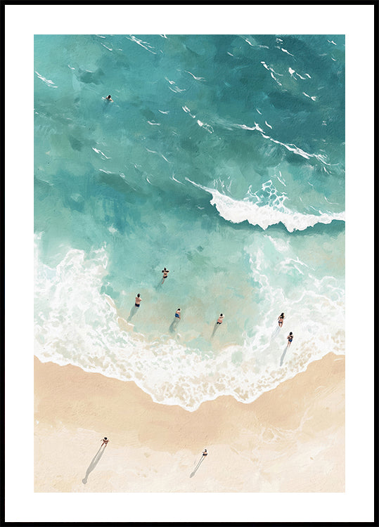 Ocean Bathers Plakat - Posterbox.dk