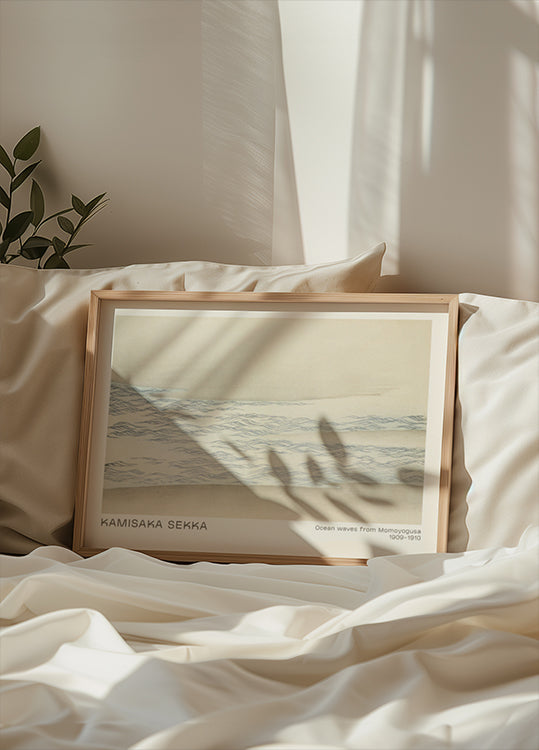 Ocean waves by Kamisaka Sekka Plakat - Posterbox.dk