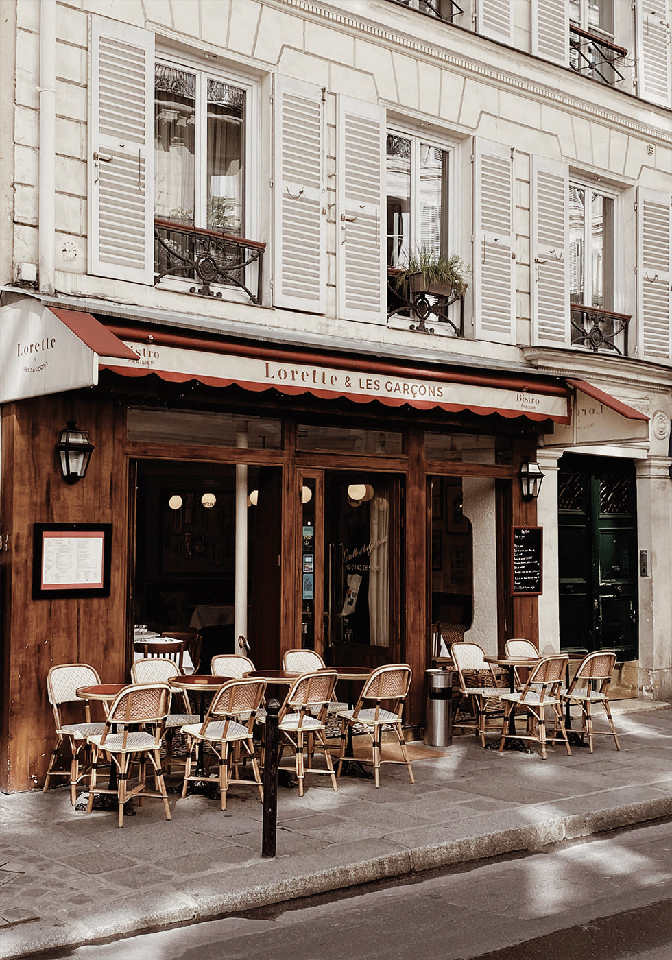 Old Cafe in Paris Plakat - Posterbox.dk