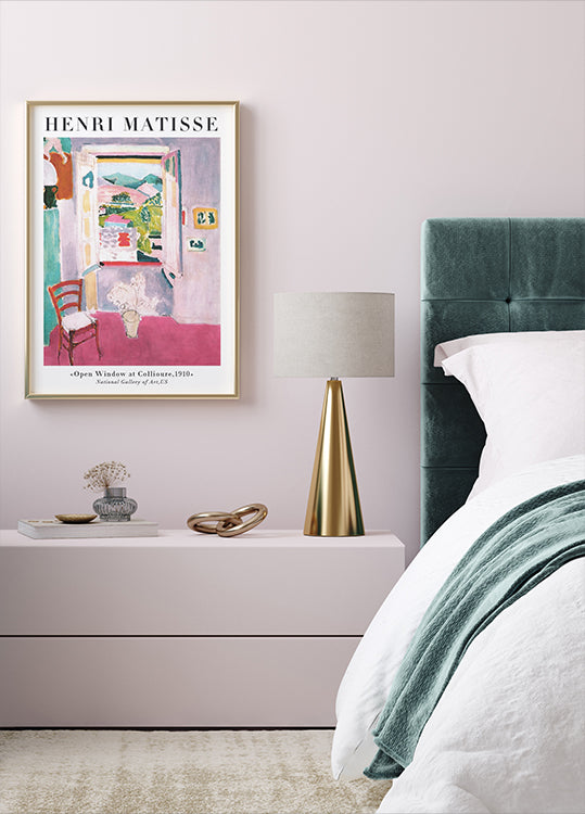 Open Window at Collioure Plakat - Posterbox.dk