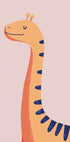 Orange Dinosaur Plakat - Posterbox.dk