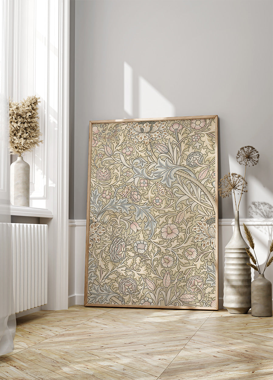 Ornate Floral Pattern by J.H. Dearle Plakat - Posterbox.dk