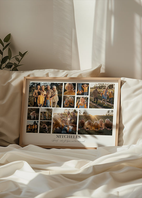 Our Family Collage Plakat - Posterbox.dk